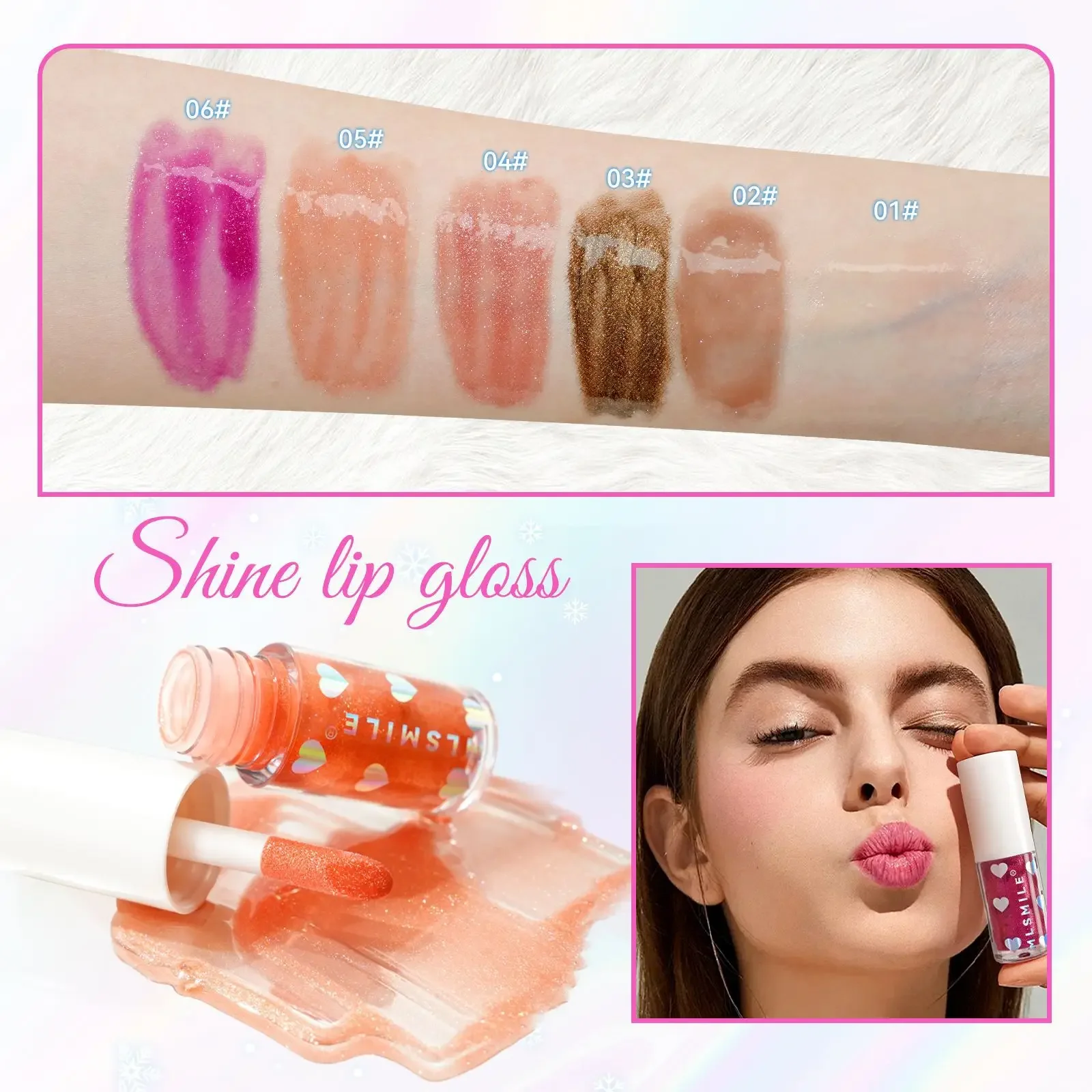 マット口紅リップグロスセット光沢のあるリップグレーズ保湿ダイヤモンド簡単に着色液体真珠光沢のある口紅ブラッシュ 2-IN-1 メイクアップ