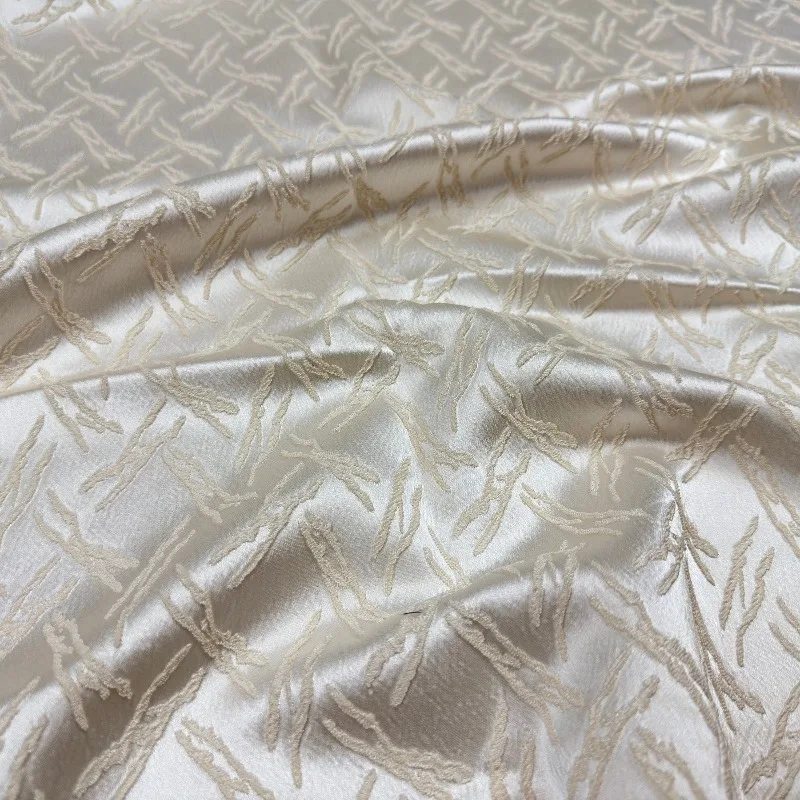 

Pink Apricot Dark Jacquard Fashion Fabric Dress Windbreaker Yarn Dyed Decorative Fabrics for Diy Sewing Clothing Cloth