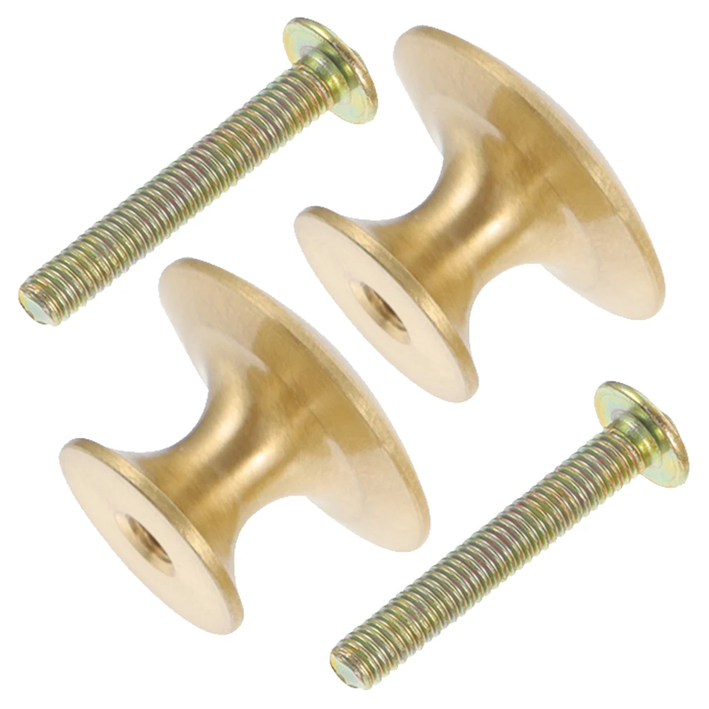 

2 Pcs Copper Closet Door Handles Brass Drawer Pulls Vintage Furniture Knobs Durable Smooth Finish Easy Install Wardrobe