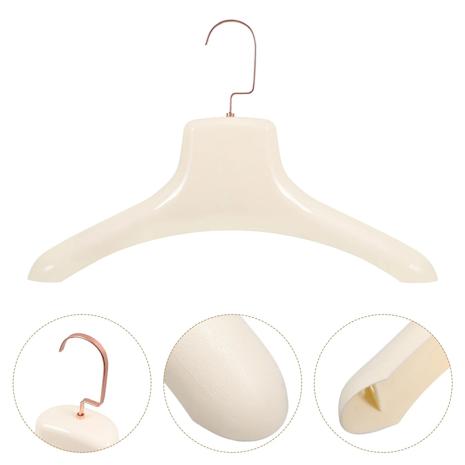 

Wide Shoulder Hanger Plastic Clothes Hanger Heavy Duty Non-Slip Trousers Hangers For Closet Wardrobe Home Storage