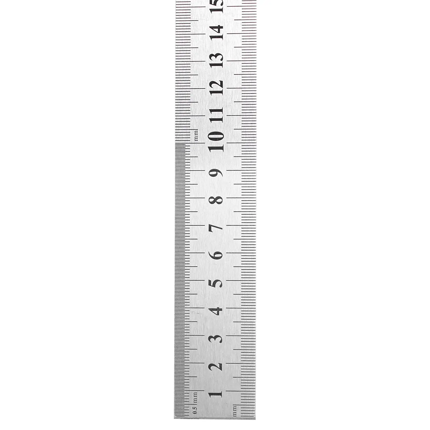 Stainless Steel Double Side Measuring Straight Edge Ruler 60cm/24", Silver