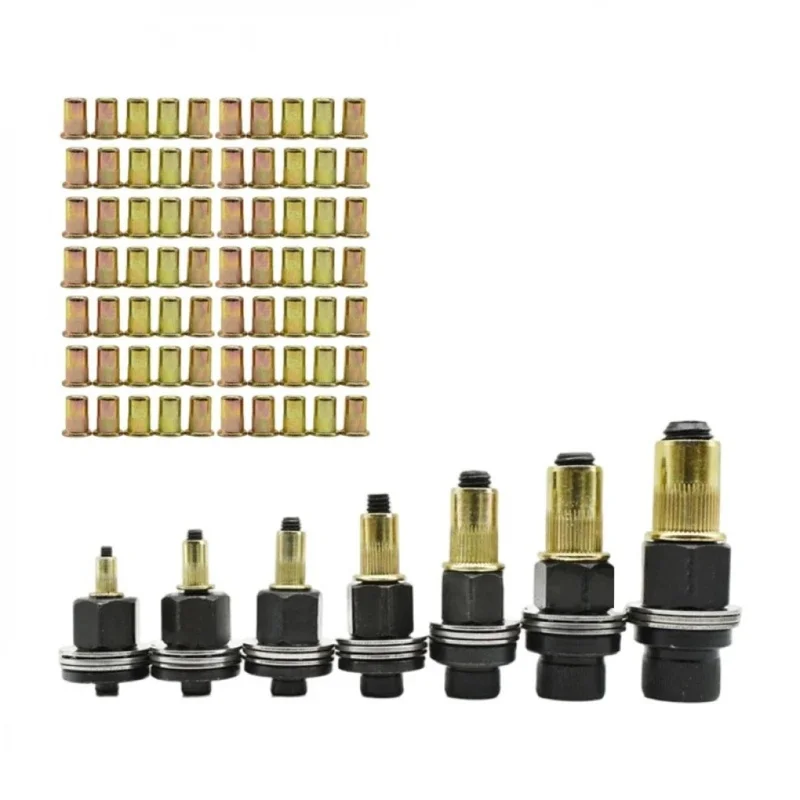 Versatile Fastener Set 77 Pieces Including Rivet Heads & Nut High Strength Suitable for Various Repair & Assembly Tasks M7BA