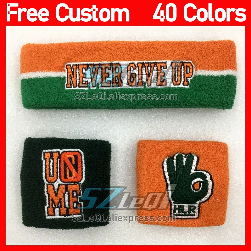 3pcs/Set 100%Cotton Adjustable Sport Wristband Sweatband Sweat Band For Men and Women Gym Sweatbands Wrestling Sports Wristbands