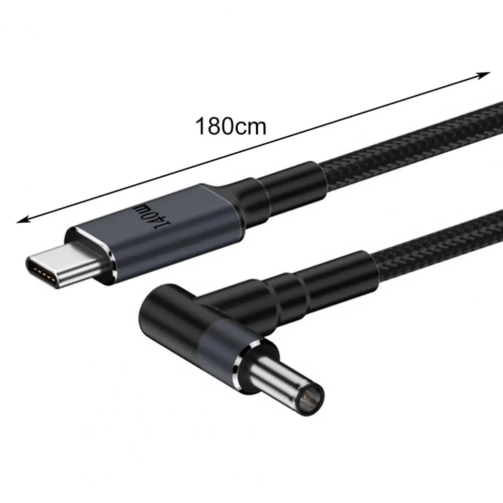 Typ-C PD auf DC-28V 7A Adapterkabel Hohe Stabilität 140W Typ-C Ladekabel Nylongeflecht Galliumnitrid Schnellladekabel