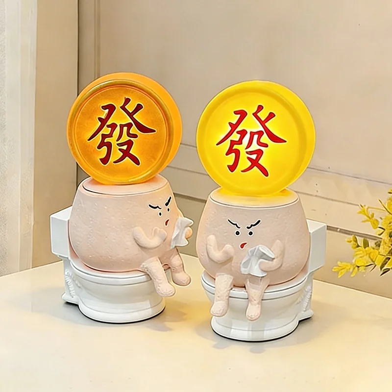 Lustiges Toiletten-Nachtlicht, Ornament, kreative niedliche Schlafzimmerbeleuchtung, Vorratsglas, Büro, Arbeitszimmer, rosa Raumdekoration, Umgebungsbeleuchtung