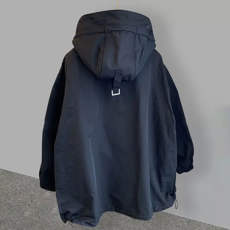 Zip Up Hoodie Half-zip Jacket Spring Autumn Hoodie Tops Blouse Men Women Pullover Sweatshirt Pockets Long Sleeve Men Clothing