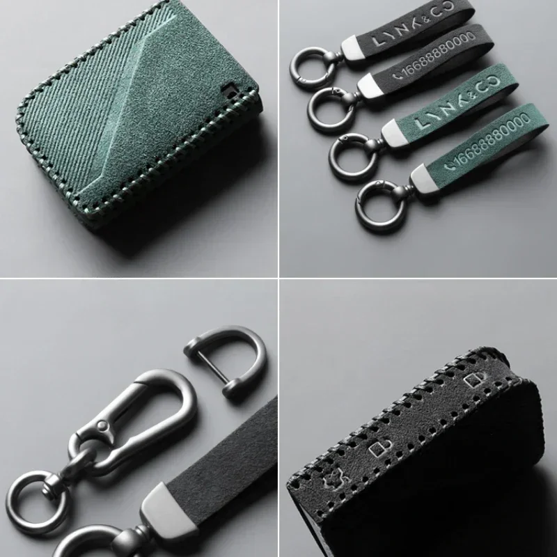 For 2022 Lynk & Co 06 Key Set 2023 Lynk & Co 01 New Energy Special 05 Car 09 High-end Shell Buckle Car Key Case Cover Fob