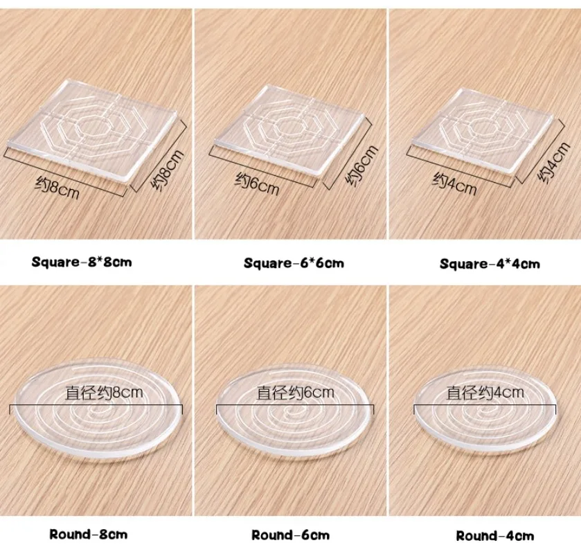 4 Stuks Zelfklevende Antislip Mat Wasmachine Voeten Covers Siliconen Pad Stoel Pet Caps Anti Vibratie Voor Thuisgebruik