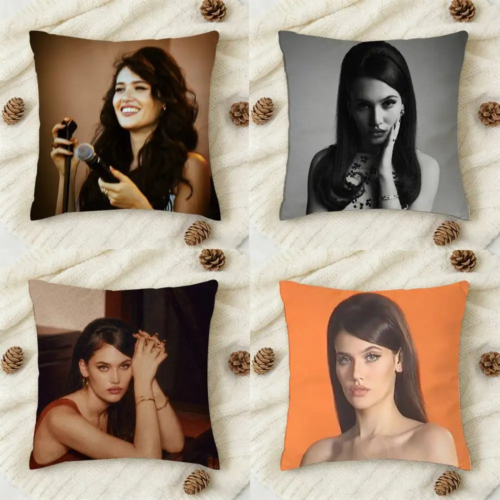 Sienna Spiro  Double-sided Printed Square Decorative Cushion Cover for Sofa Living Room Home Decor