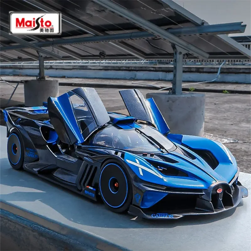 Maisto 1:24 Bugatti Bolide sports car High Simulation Diecast Car Metal Alloy Model Car decoration display collection gifts BC48