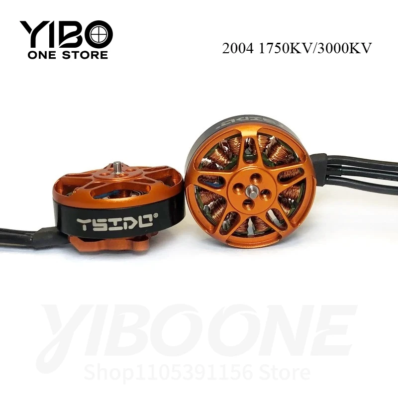 2004 1750KV / 3000KV Brushless Motor compatible 3.5-5inch propeller for Toothpick Long Range RC FPV Racing Drone , 4 piece set
