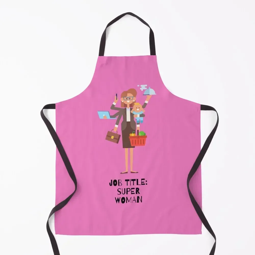 

Superwoman Apron carpenter cook wear Women Kitchen Salon Apron