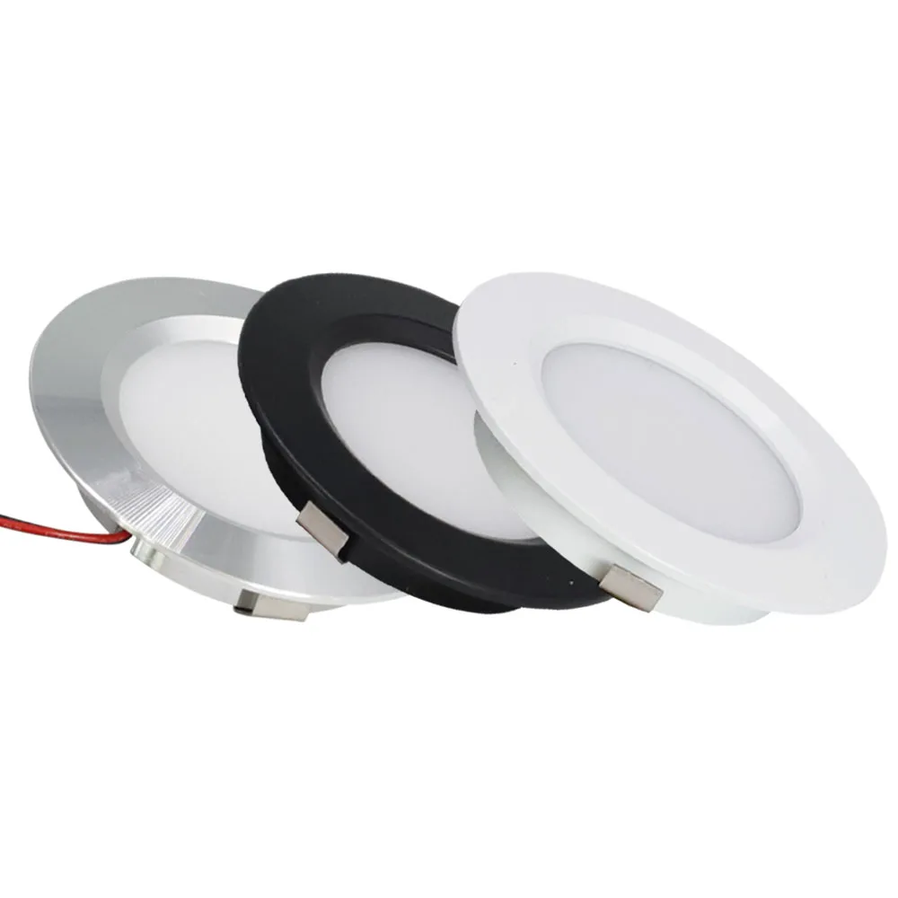 Oprawa LED typu Downlight przyczepa kempingowa Led światło punktowe 12V lampa RV ultracienkie światła ssące LED Down Light wpuszczana lampa sufitowa