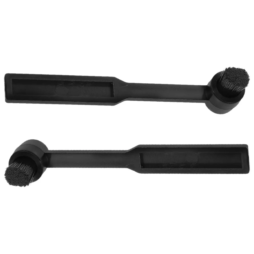 2 قطعة فرشاة تنظيف الفينيل الأسود للسجلات القرص الدوار مزيل الغبار شعيرات ناعمة مكافحة ساكنة مشغل تسجيل صيانة #3