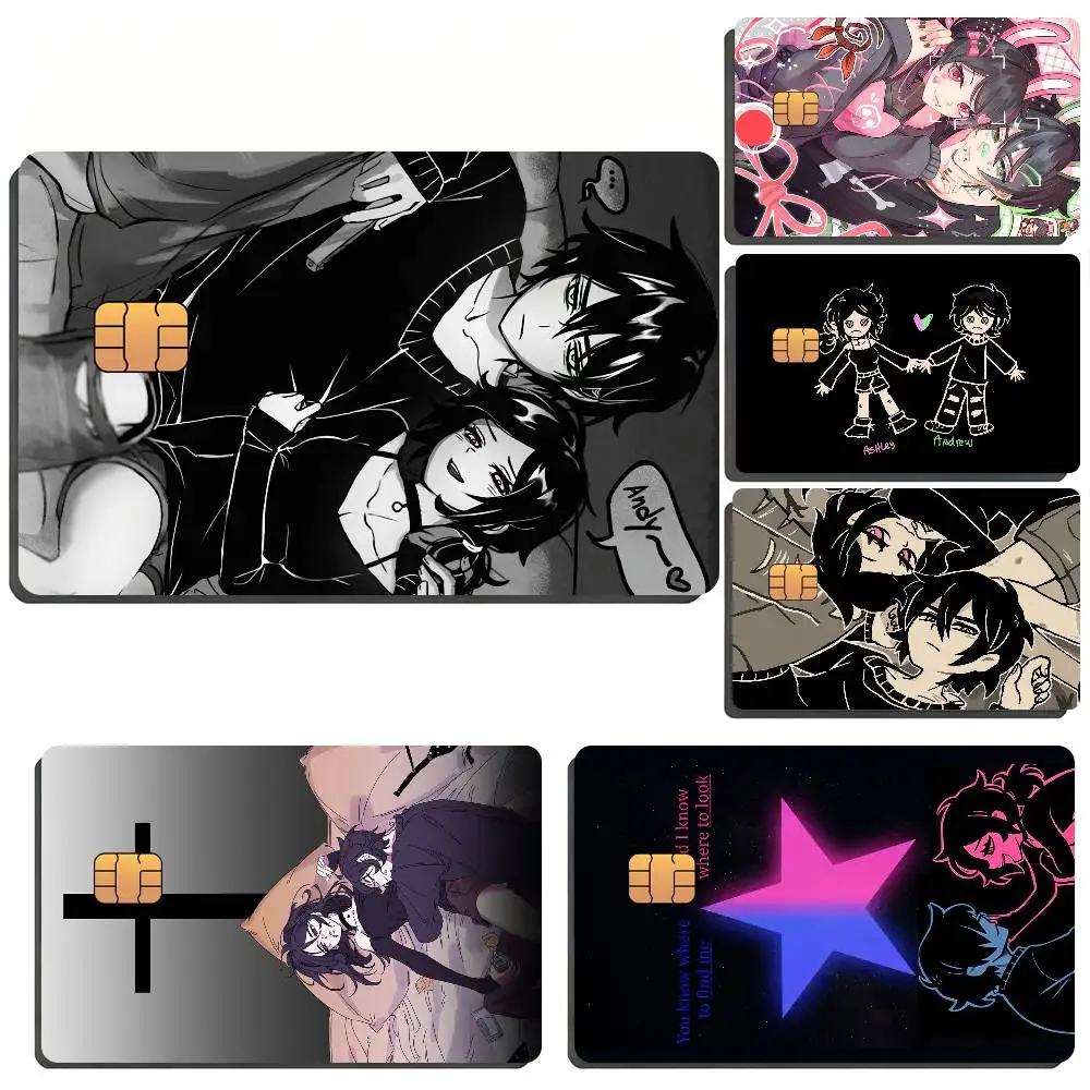 Game T-The Coffin Of Andy And Leyley Waterproof Skin Sticker Bank Bus Metro Access Card Protective Film Card Sticker Girl Gift