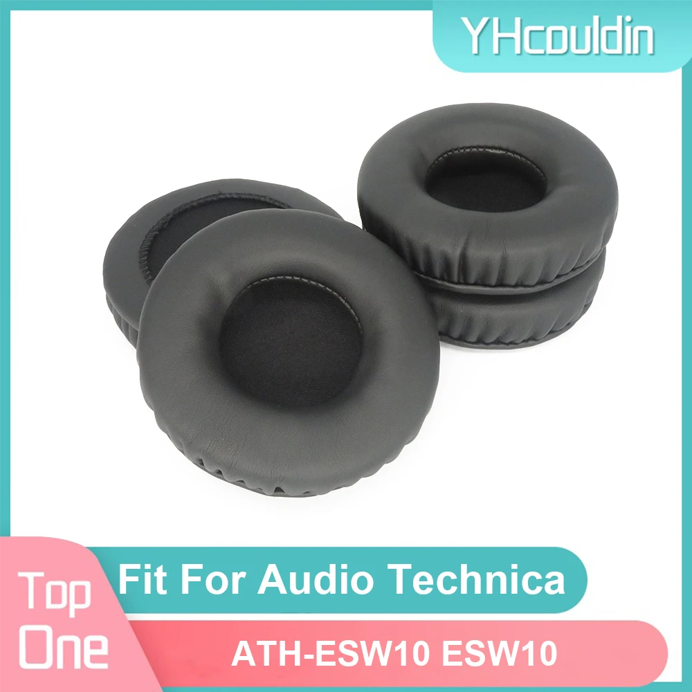 イヤーパッド-Technica ATH-ESW10 esw10ヘッドフォン,イヤパッド,ソフトパッド,フォーム,黒
