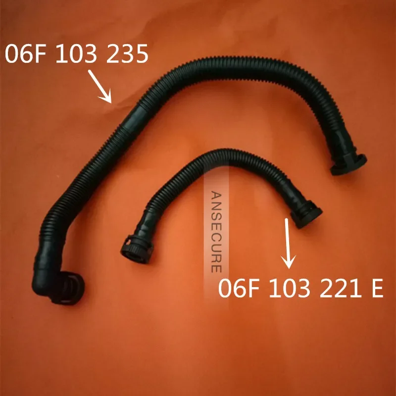 2 pcs Crankcase Vent Breather Hose For Audi A3 A4 A6 TT EOS Golf Jetta Passat Scirocco Leon Octavia 06F103221E  06F103235