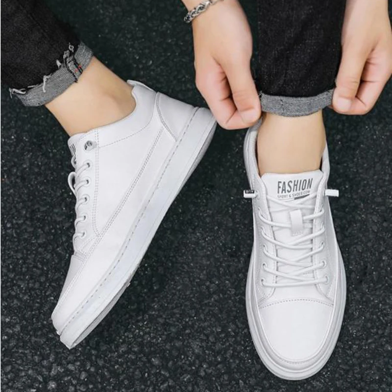 Casual Sneaker Men Shoes Solid Sneakers Luxury Lace-Up Designer Men's Breathable Original Fashion Autumn Basketball Man New 2023