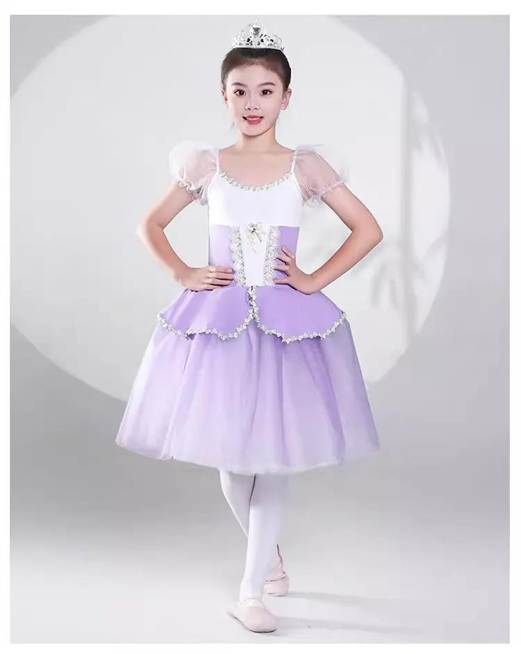 

Children's ballet costume Children's swan dance Princess TUTU dress performance dress June 1 dance dress