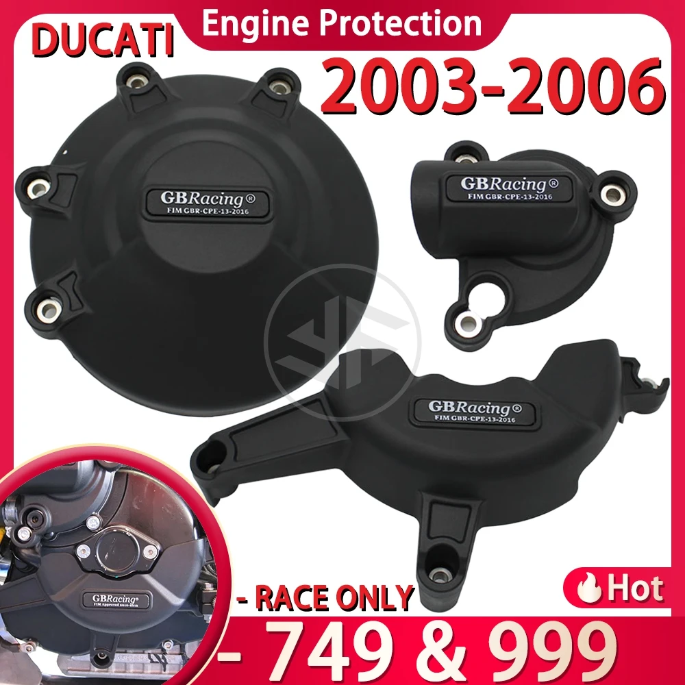 

For DUCATI 749 & 999 2003 2004 2005 2006 RACE ONLY Motorcycle Accessories GB Racing Secondary Engine Protection Alternator Cover