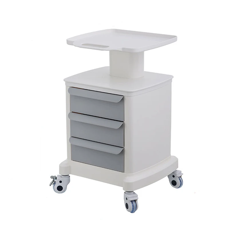 Multifunctional hair tools storage trolley dental oral clinic special mobile base beauty instrument trolley