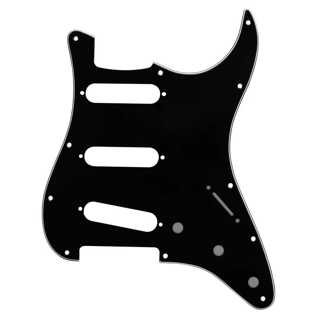 FLEOR SSS 11-Loch-Gitarren-Schlagbrett ST-Kratzplatte mit Schrauben für Gitarrenzubehör, 13 Farben zur Auswahl – Detail 19