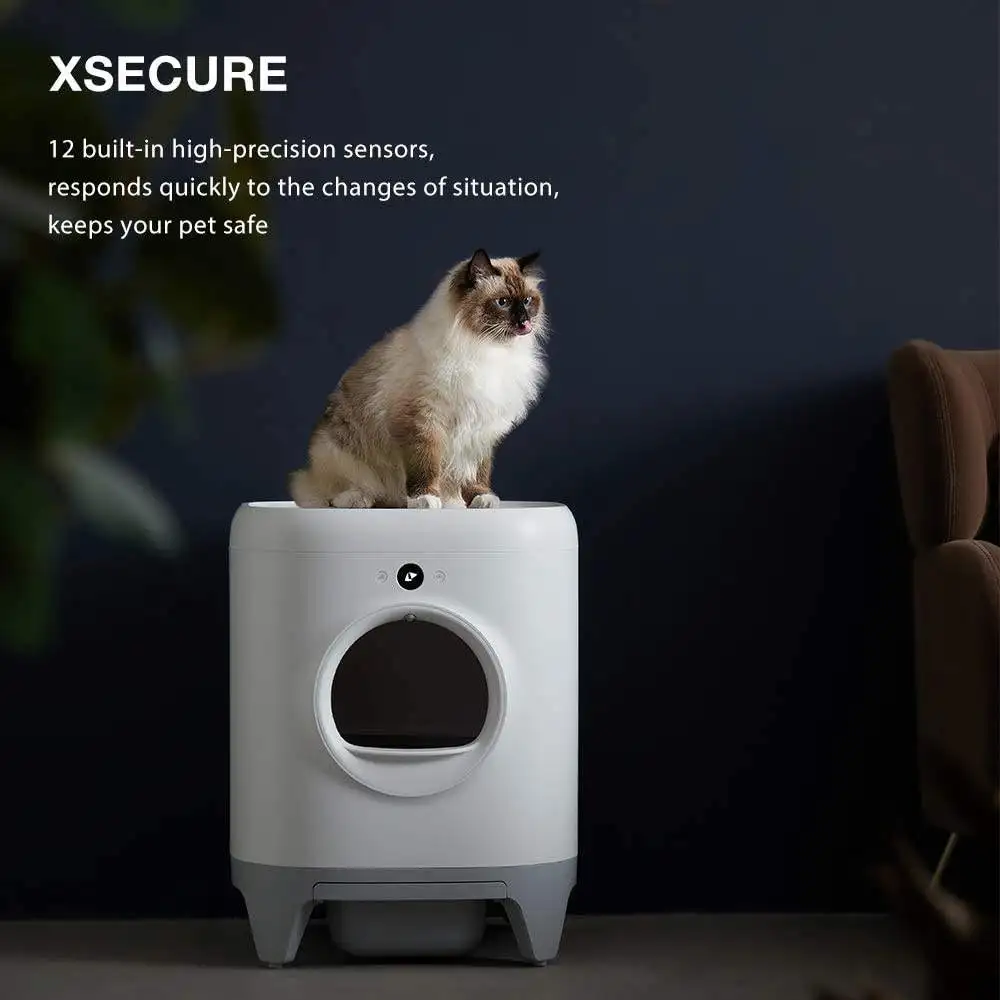 Pet Cleaning Smart Automatic Cat  Box App Control Smart Self Cleaning Cat Toilet