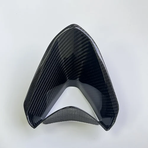 Imagen 2 del producto Carenado frontal de fibra de carbono 3K, puerto de estampado de entrada de aire, cubierta de carcasa, protectores para KAWASAKI NINJA ZX-6R ZX6R 2024 + piezas de motocicleta