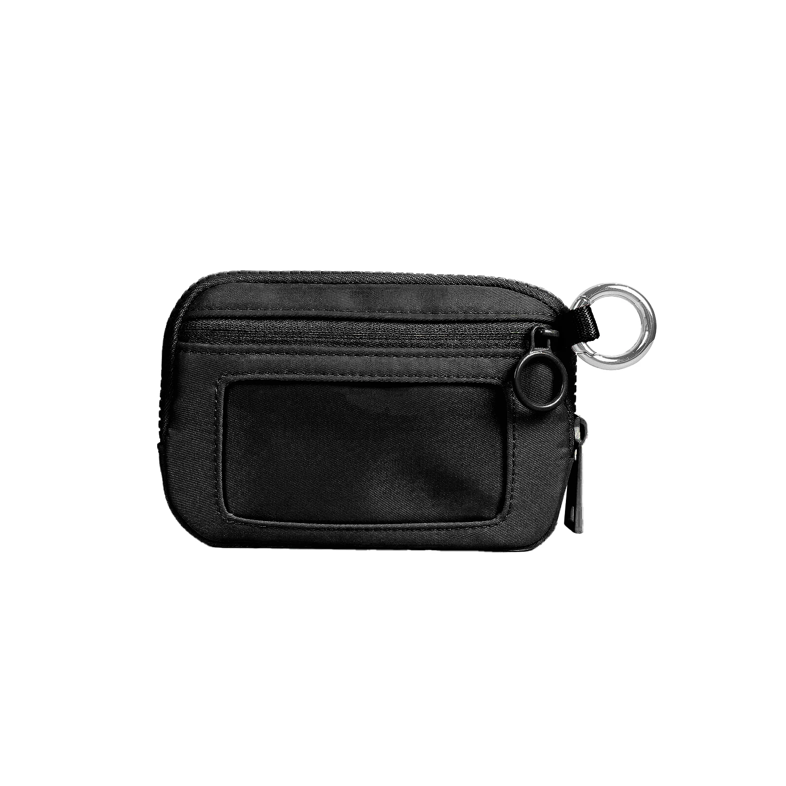 Mini Luxury Coin Purse com Zipper, Carteira de identificação, Window Card Case, Keychain Card Bag,Portable Wristlet Card Holder, Iris Wallet