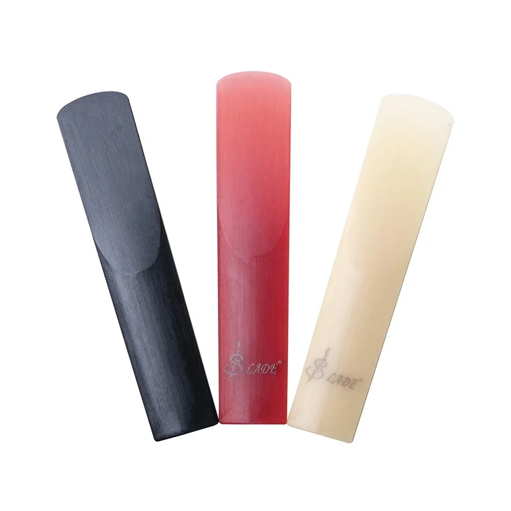 Premium Resin Plastic Reeds For Clarinet And Soprano/Alto/Tenor Saxophones Trio Pack Superior Tuning Control Resin Reeds