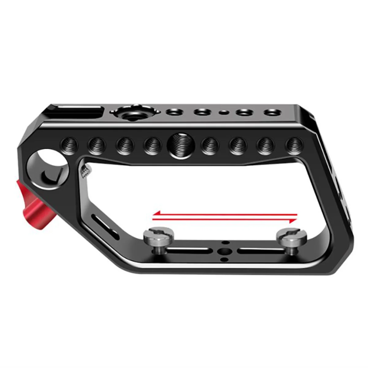 Camera Top Handle Grip with Cold Shoe Mount 1/4 3/8 ARRI Cheese Holes for 15mm Rail Rod Clamp DSLR Camera Accessories&WMAN