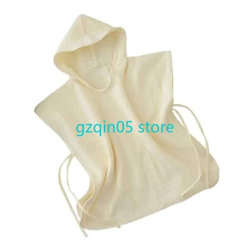

H055 Solid Color Beach Towel for Kids Children's Bathrobe Cloak Soft & Breathable