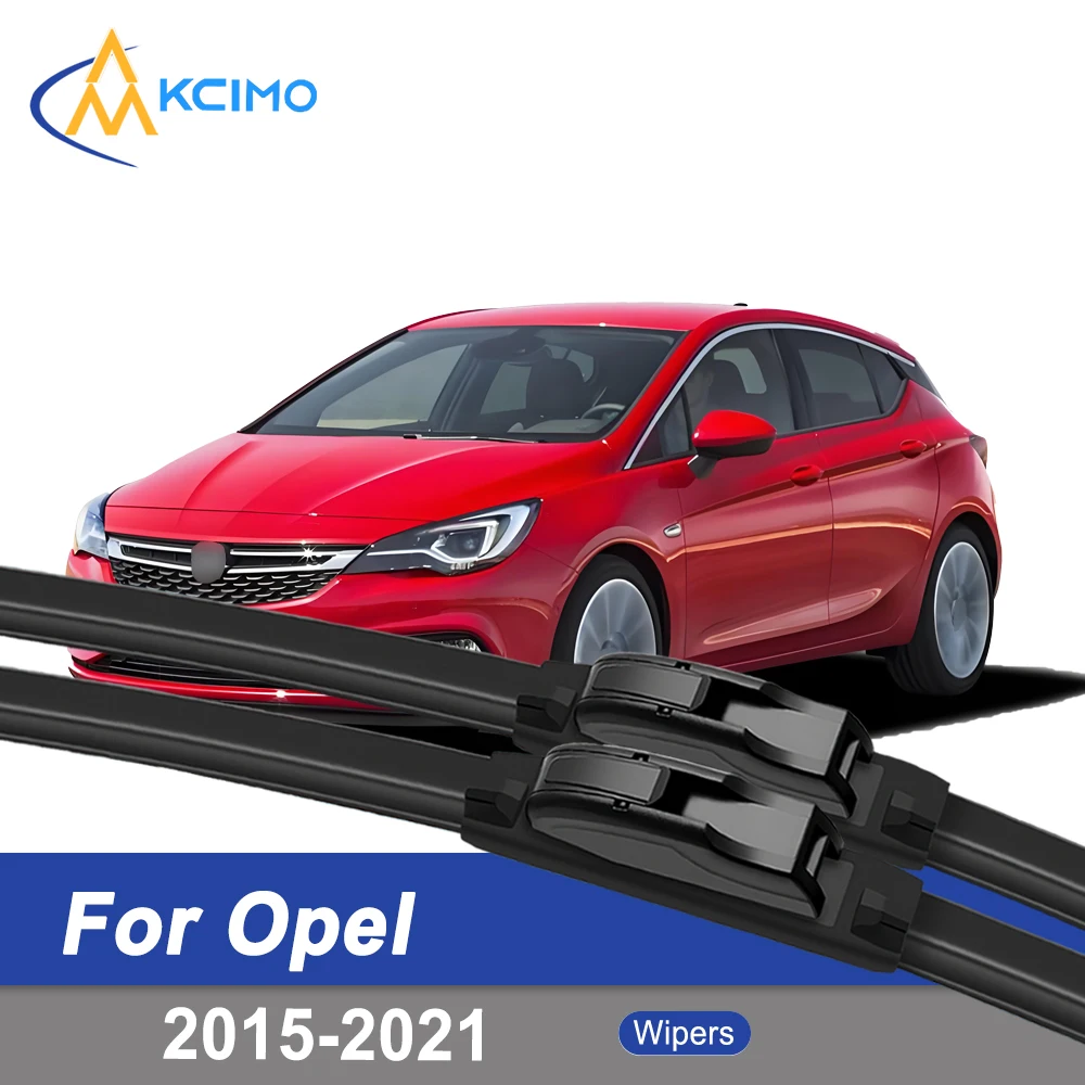 

Premium Rubber Durable Silent Windshield Wiper Blades 2pcs for Opel Astra K B15 2015-2021 Vauxhall Astra Holden Astra