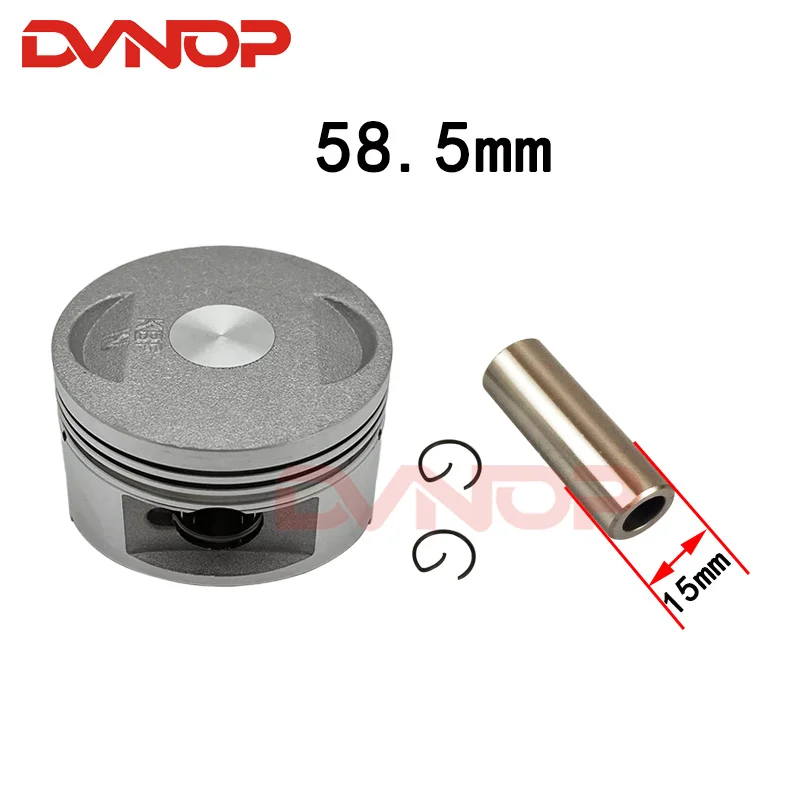 58.5mm  big bore Cylinder Piston Ring Set for Scooter ATV QUAD 152QMI 157QMJ 1P57QMJ GY6 125 GY6 150 TO 175CC DS150