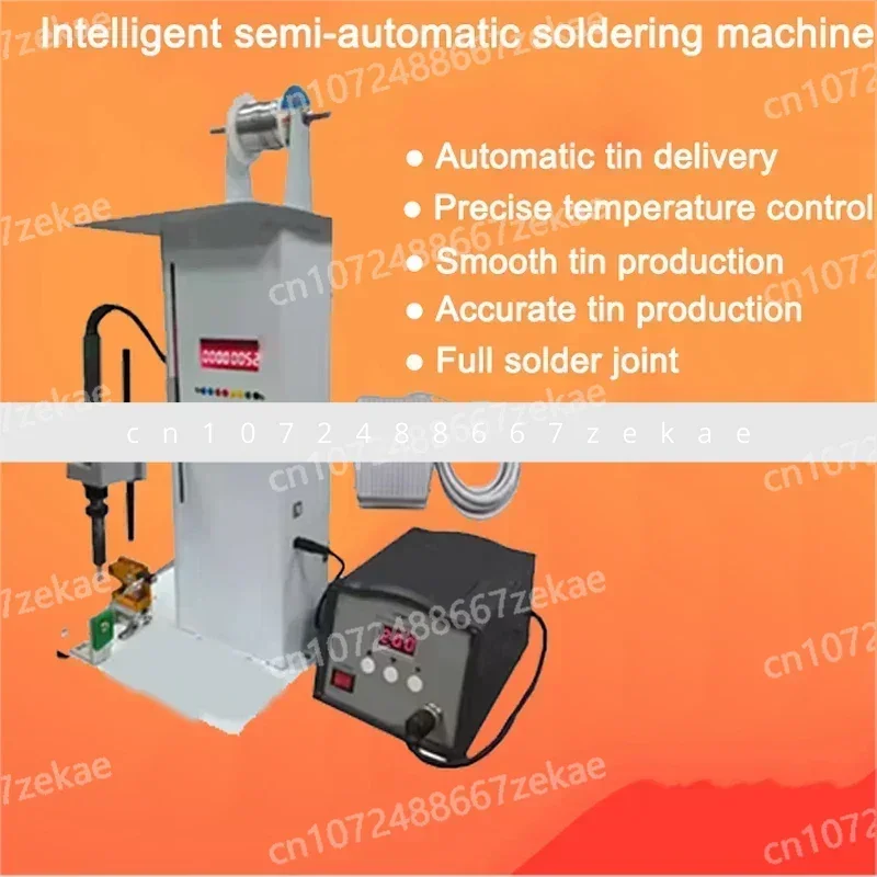 R10 Semi-Automatic Soldering Machine Household Pedal Type Tin Machine Intelligent Soldering Equipment Electric Soldering Irons