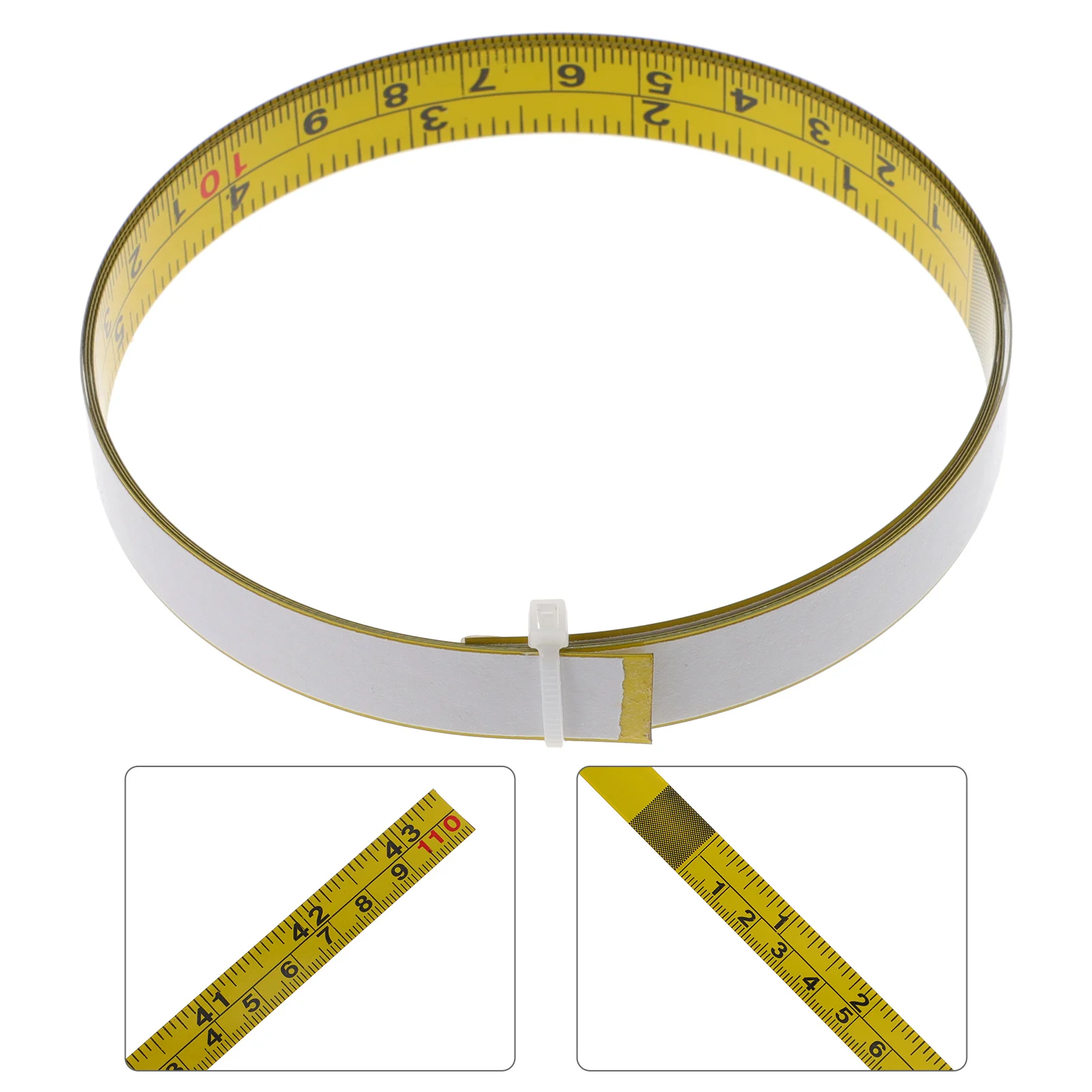 

2Pcs Self Adhesive Steel Ruler Tape Measure for Woodworking Long Digital Metric Sticky Workbench Rule Accurate Graduations
