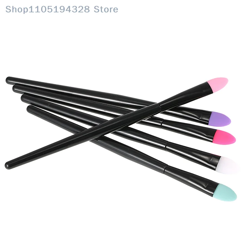 [MP] pinceau de fard à paupières en Silicone souple, brosse de maquillage, outils cosmétiques professionnels pour le visage pour femmes, brosse de rouge à lèvres, applicateur de bâton à lèvres