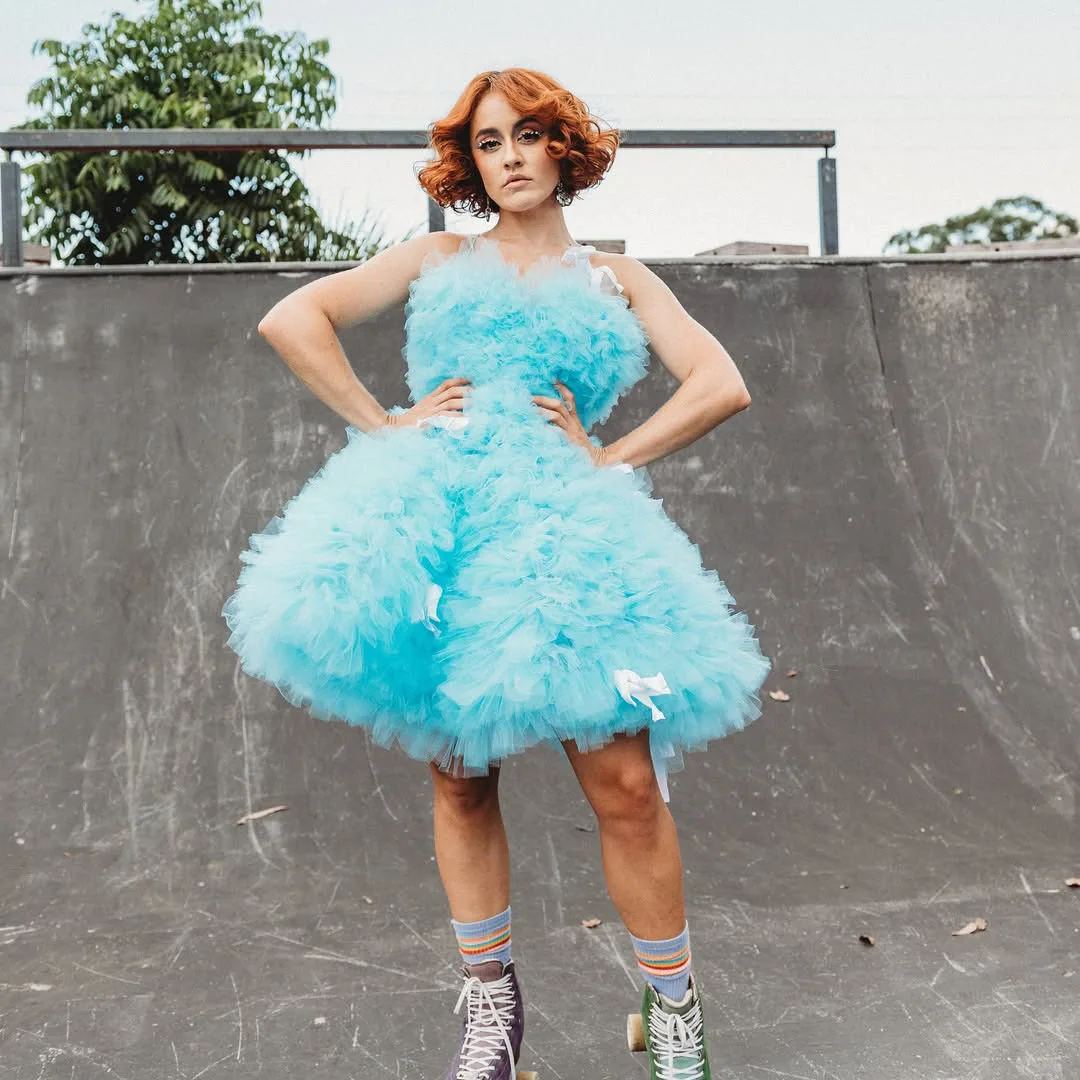 

Тюлевое платье с перьями в винтажном стиле, женская модная праздничная одежда без рукавов, удобное повседневное летнее платье из полиэстера