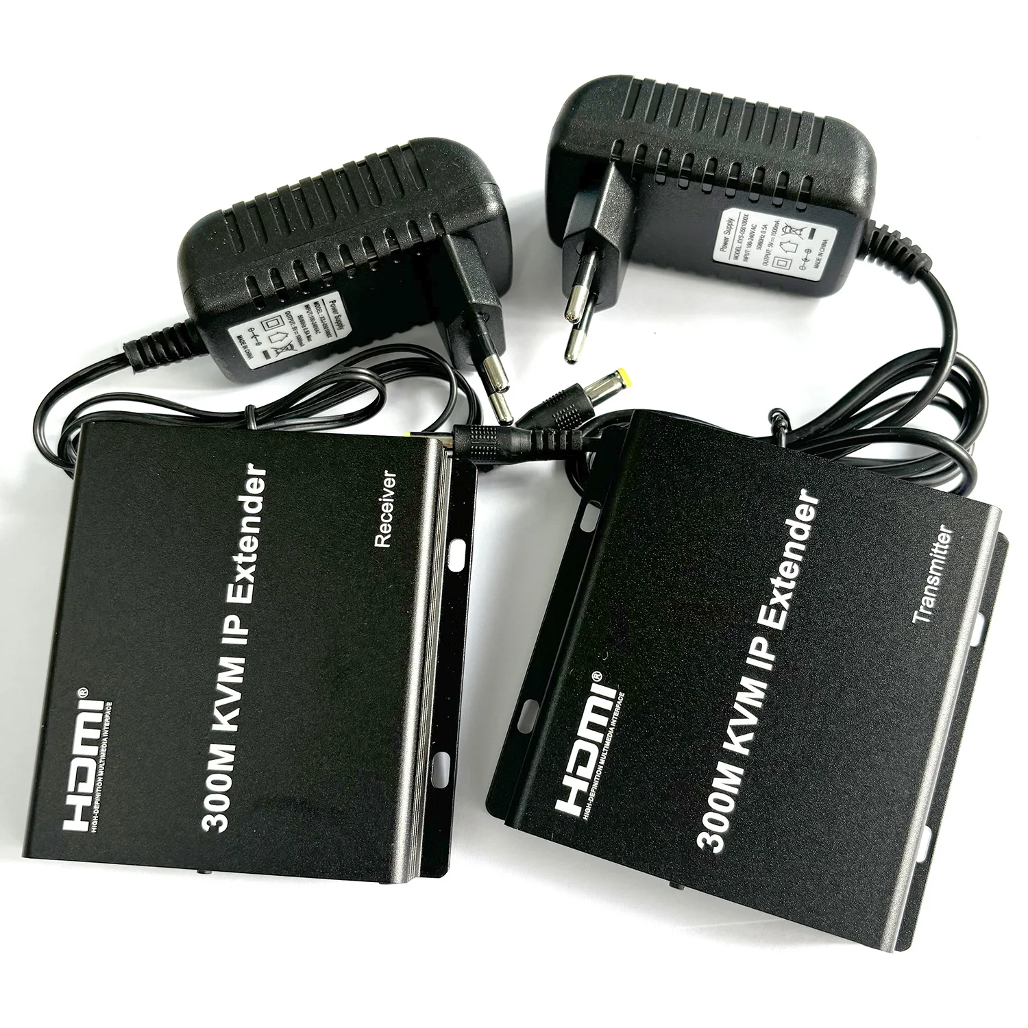 300M HDMI KVM IP Extender Via Rj45 Cat5e Cat6 Ethernet Cable Audio Video Transmitter Receiver Multi Displays Via Network Switch