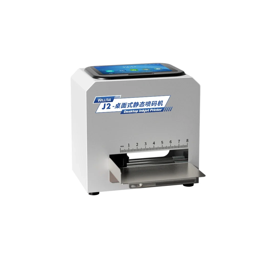 Expire Date Printing Machine For Cans Bottle Caps Packaging Bar Code Desktop Portable Static Inkjet Printer Machine