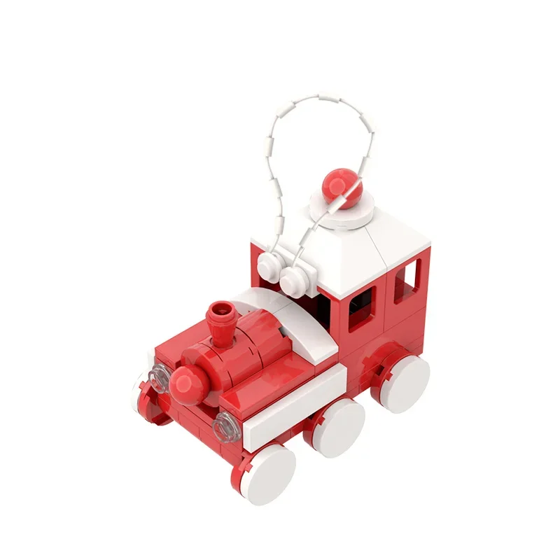 BZB  Tree Pendant Building Blocks Moc Santa Claus  Elk Snowball Snowman Stocking Gloves  Atmosphere Decoration