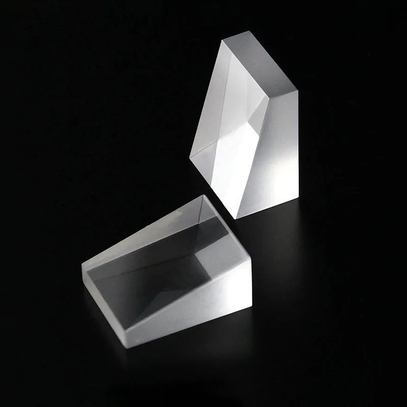 Ophthalmic Strabismus Prism BK7 K9 Optical Glass Square Wedge Right Angle Anti-Reflective Coating