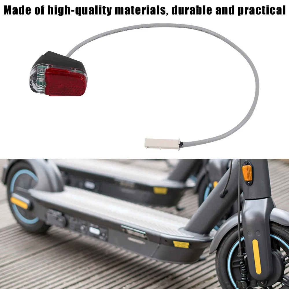 Electric Scooter Rear Taillight Brake Light For Ninebot Max G30 D High-Brightness ABS Fender Safety Warning LED Tail Lamp Parts