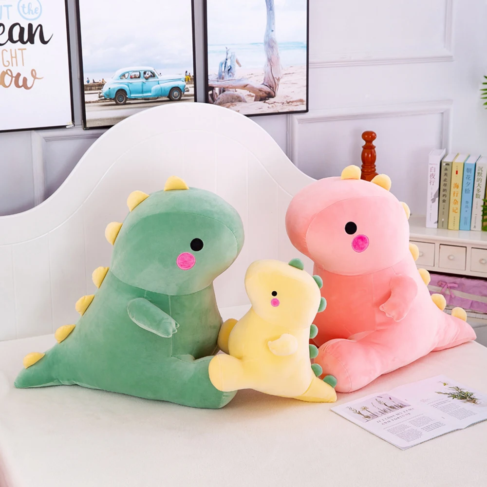 Cartoon 22-60CM Kids Sleep Pillow Hug Doll Dino Dolls Dinosaur Stuffed Animal Plush Toys