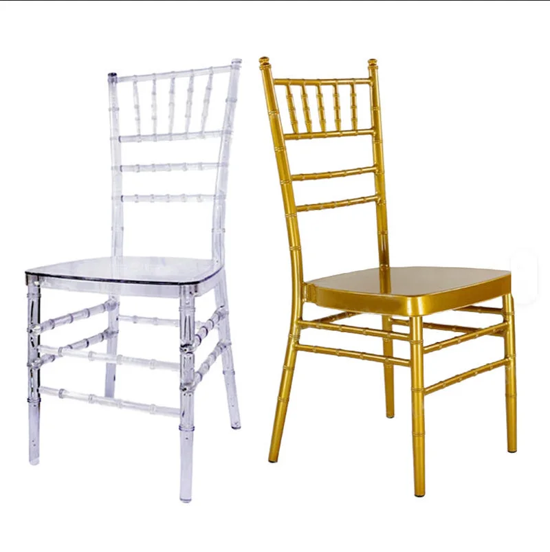 # Stainless Steel Tiffany Chiavari Chair With Cushions Stackable Hotel Wedding Event Furniture Wholesale