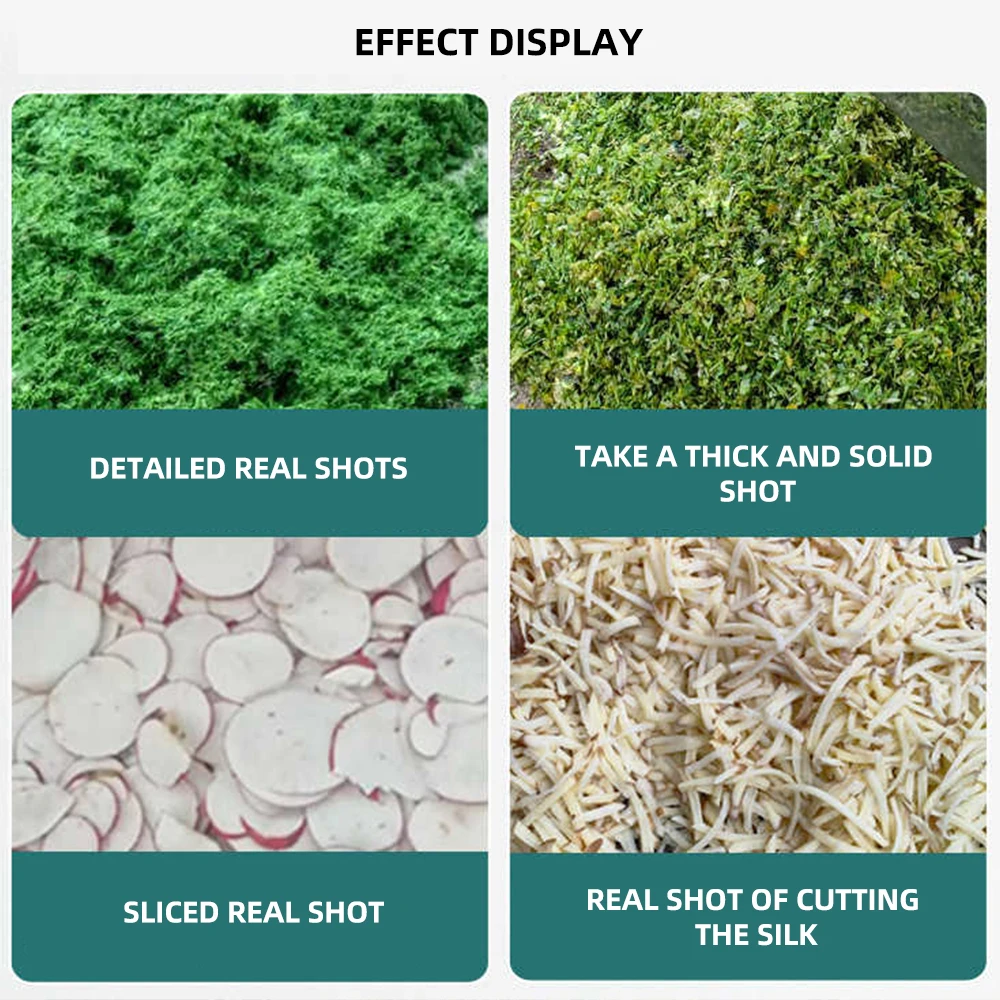 Small Feed and Straw Grinder, Hay Chopper, Vegetable Chopper, Grass Cutter for Livestock Farming, Chicken Feed Grass Chopper