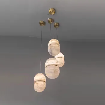 Marble Gold Chandelier 1