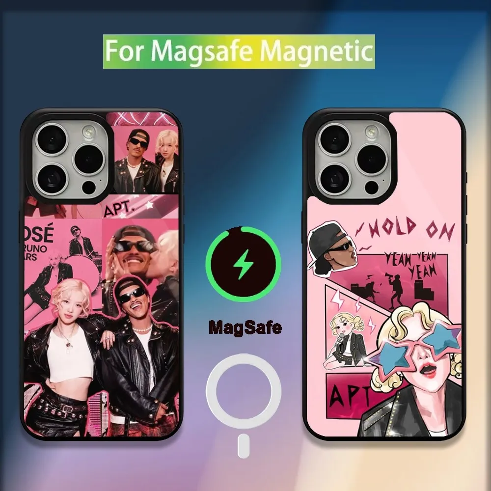 

Bruno Mars Rose APT Phone Case For iPhone 16,15,14,13,12,11,Plus,Pro,Max,Mini Magsafe Magnetic Wireless Charging