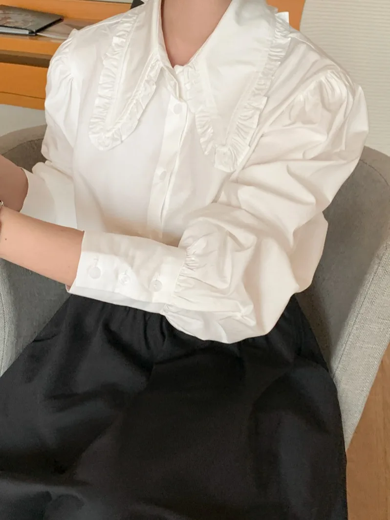 

Ele irt Collar Blouse Women's High Waist Slim Splice Midi Skirt Street Sle Spring Autumn High Quali Regular Thin