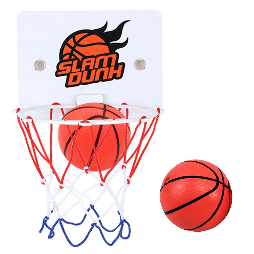 吸盤バスケットボールフープ ボール2個付き 壁掛けバスケットボールフープ ミニバスケットボールフープ 家庭用リビングルーム用